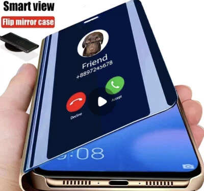 Funda Smart Mirror Transparente S-View Abatible para iPhone 12 Pro Azul. Envío rápido Foto 1 de 3