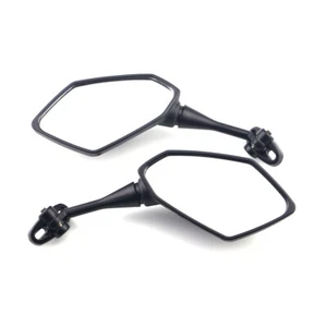 Black Motorcycle Rearview Mirrors For Honda CBR500R 2013-2019 2014 2015 2016 17 - Picture 1 of 6