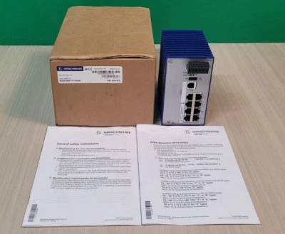 Hirschmann 943434022 RS20-0800T1T1SDAP Managed Switch NEW - Image 1 of 4