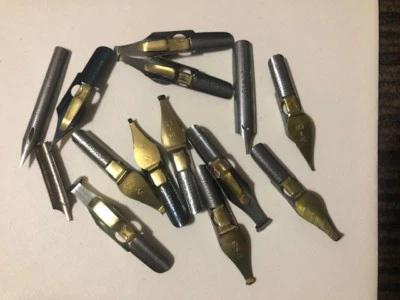 Lote Plumillas Plumillas Speedball Resterbrook Gobierno de Canadá Foto 1 de 2