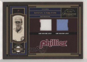 2004 Donruss Timeless Treasures Home Away Gamers /50 Steve Carlton #HA-5 HOF