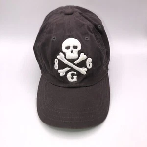 Gap Kids Small/Medium Adjustable Baseball Hat Cap - Gray Skull & Crossbones - Picture 1 of 7