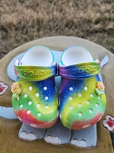 Crocs Classic "Springtime Floral" Girls' Toddler 5C - Picture 1 of 4