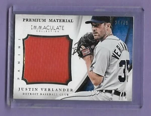 JUSTIN VERLANDER - TIGERS / ASTROS - IMMACULATE GAME WORN JERSEY #'d /75 - WHOA! - Picture 1 of 2