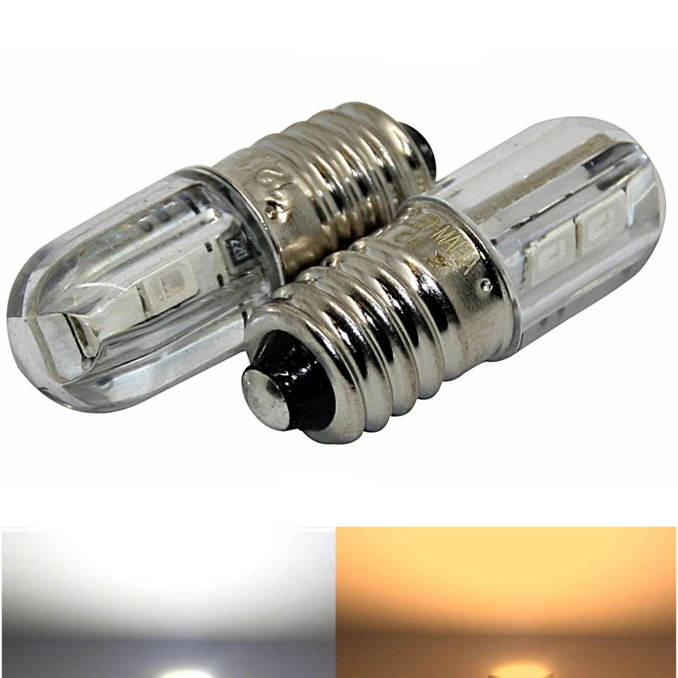 E10 LED 6V Warm White White Screw Base Christmas Star Advent Star Lighting - Image 1 of 1