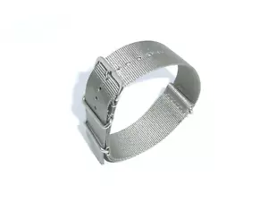 RIOS1931 Deutschland Nylon »Wasserdicht« Uhrenarmband 22mm steingrau - Bild 1 von 2