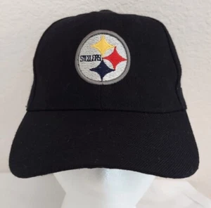 Pittsburgh Steelers Hat Reebok OSFM Strapback Adjustable NFL Baseball Cap - Picture 1 of 7