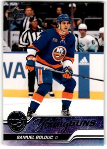 2023-24 Upper Deck Young Guns Samuel Bolduc Rookie #209 New York Islanders