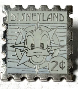 DISNEY DLR 2008 HOTEL HIDDEN MICKEY STAMP COLLECTION DONALD 2 CENT STAMP PIN - Picture 1 of 5