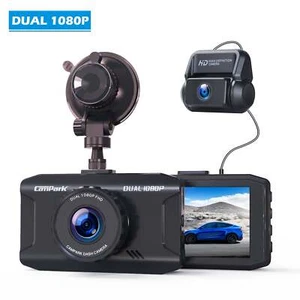Dash Cam Dual Lens Car DVR Video Recorder G-Sensor 1080P Front And Rear Camera - Picture 1 of 8