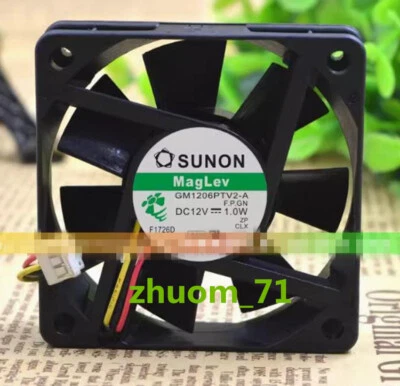 1PC SUNON 6025 12V 1.0W GM1206PTV2-A Projector magnetic levitation silent fan - Image 1 of 3