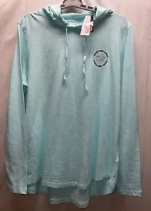 NUEVO CON ETIQUETAS Vineyard Vines Slub Whale Sudadera con Capucha Ligera Manga Larga Verde Isla - XL - Imagen 1 de 5