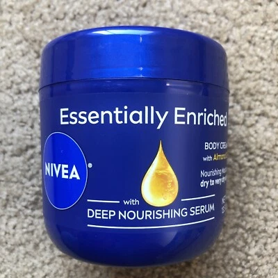 Крем для тела Nivea практически обогащенное миндальное масло для сухой кожи банка 13,5 унции - Изображение 1 из 4