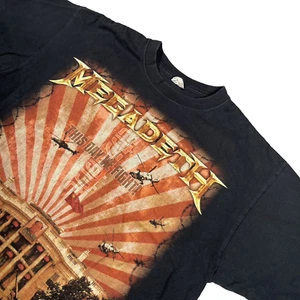 Megadeth “This Day We Fight” End Game Camiseta Negra Cuello Redondo Yunque Grande - Imagen 1 de 9