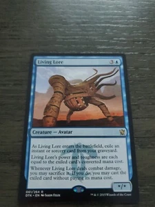 Living Lore MTG Magic 2015 Dragons of Tarkir Nm - Picture 1 of 2