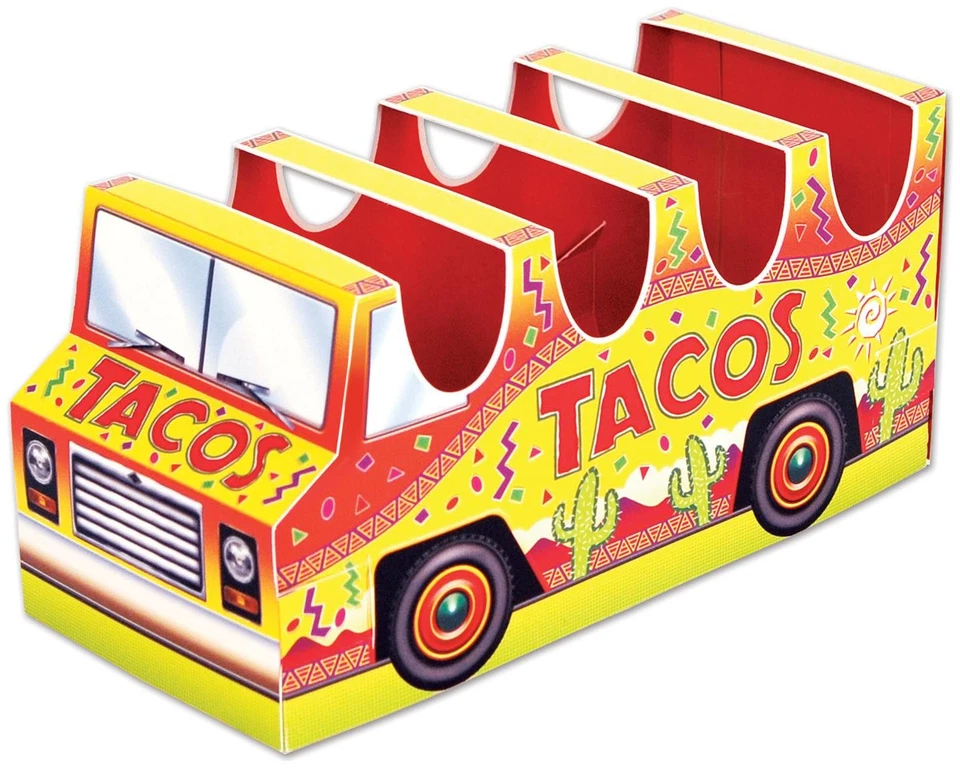 3-D Taco 卡车中心件尺寸 5 英寸 x 101⁄2 圣诞节 - Beistle — 第 1/1 张图片