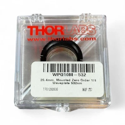 Placa ondulada Thorlabs WPQ10M-532 pedido cero 1/4 532 nm 25,4 mm montada (¡Mejor oferta!) Foto 1 de 4