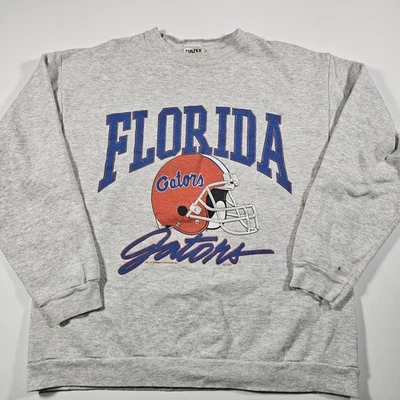 De colección Florida Gators Cuello Redondo Para Hombre Talla Grande Años 90 Gris Tultex Foto 1 de 4