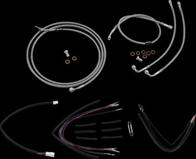 Kit de controles de manillar excavadora Burly 13 pulgadas SS con ABS ultra limitado bajo 15-16 Foto 1 de 4