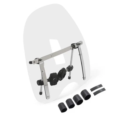 BAP11935 para Honda Indian Victory guidão para-brisa transparente - Imagem 1 de 4