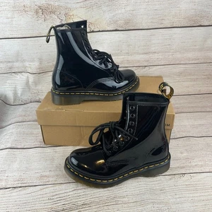 Dr. Martens 1460 Y Damengröße 6 Lamper Stiefel Lackleder - Bild 1 von 10