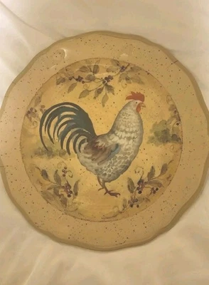 4 件套 Oneida Evolution 农舍公鸡三聚氰胺盘子 Susan Wynget 著 — 第 1/4 张图片