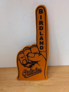 Baltimore Orioles Birdland Baseball Fan Foam Finger Hand MLB #1 Vintage  - Picture 1 of 4