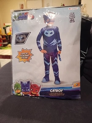 Nuevo Precintado Disney PJ Máscaras Catboy Deluxe Iluminado Niño Disfraz 4-6T  Foto 1 de 4