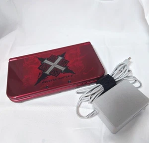 New Nintendo 3DS XL LL Monster Hunter Cross Special Pack Tested w/ Charger - Picture 1 of 11