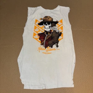 Vintage 1986 Kevin Harris Powell Peralta T-shirt Cut Sleeves Collar S Fits M - Picture 1 of 10