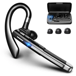 Bluetooth Headset, Wireless Bluetooth Earpiece with mic Trucker Headset for P... - Picture 1 of 9