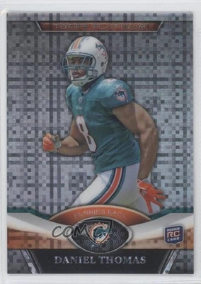 2011 Topps Platinum X-Fractor Daniel Thomas #44 Rookie RC - Image 1 of 2