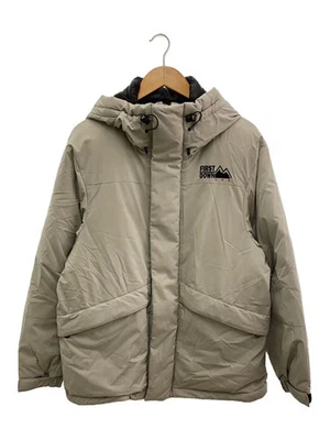 FIRST DOWN Down Jacket, Medium, Polyester, Gray, Solid Color, F842525 - Image 1 of 4