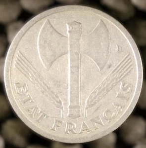 1943 France 1 Franc - Picture 1 of 2