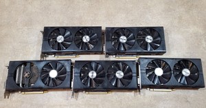LOT OF 5 SAPPHIRE NITRO Radeon RX470 4GB GDDR5 Graphics PCIE DUAL HDMI DVI-D KRw