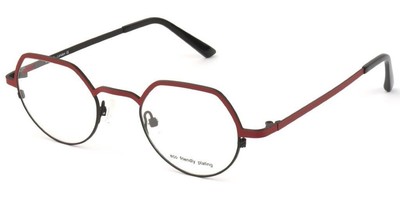 Lunettes De Vue écologiques EYEFUNC EF777 - Monture Rectangulaire Bleue Métal, 54mm, Neuves Avec étiquettes