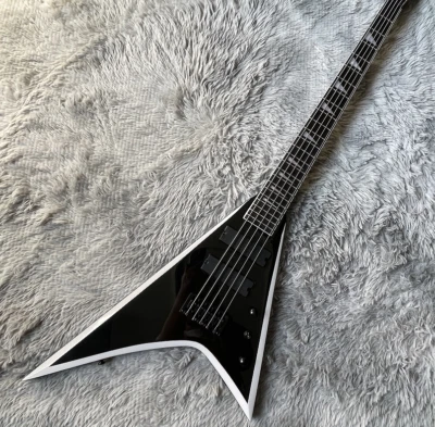 Modern Jack 5-string Electric Bass Guitar Black Color 24 Frets Free Shipping - Image 1 of 4