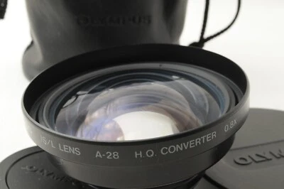 [EXC+3] Olympus IS/L Lens A-28 H.Q. Converter 0.8X 49mm from Japan - Image 1 of 4