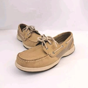 Sperry Top-Sider Women’s Size 6.5 M Angelfish Beige Boat Shoes - Picture 1 of 14