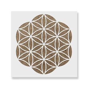 Stencil Flower of Life - Stencil Mylar durevoli e riutilizzabili - Foto 1 di 9