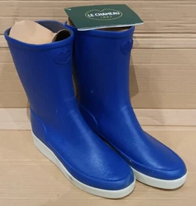 Le Chameau Low Paris J FE DA (UK 4 / EUR 37) Womens Wellingtons / Wellies Blue - Picture 1 of 6