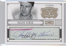 2012 National Treasures Immortal Cuts Cut Signatures /99 Ralph Kiner #6 Auto HOF