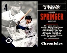 2017 Panini Chronicles Blue George Springer /399 Houston Astros #9