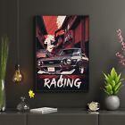 JDM Racing Cars Vintage Japanese Style Poster print Bedroom teen boys Wall art
