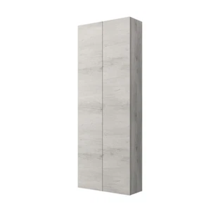 Colonna doppia sospesa con 2 ante reversibili Quercia Bianco 60x22 cm - Foto 1 di 1