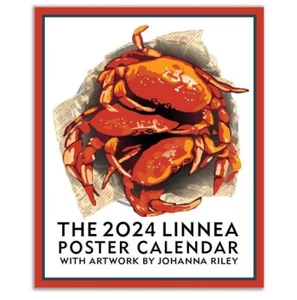 Linnea Design 2024 Poster Calendar 11 x 14" Artwork by Johanna Riley White New - Picture 1 of 2