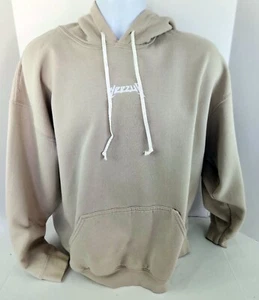 Yeezus Hoodie Yeezus Tour Kanye West Hoodie Size XL Beige - Picture 1 of 3
