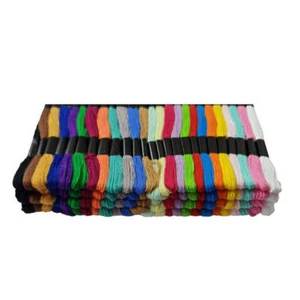 100% Cotton Embroidery Floss 100 Skeins (25 Colors)and 25 Bobbins for your Floss - Picture 1 of 3