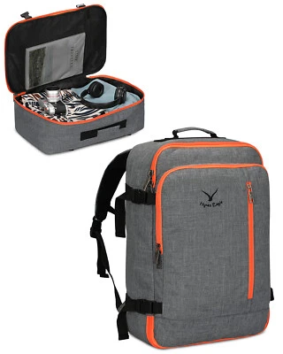 Hynes Eagle 38L Travel Backpack Carry On Airline Luggage Bag S/3 Packing Cubes - Image 1 of 4