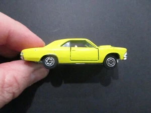 VTG YATMING 1966 CHEVELLE/MALIBU STREETRAT YELLOW DIECAST HONG KONG # 1074 HTF - Picture 1 of 9